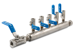 Stainless steel manifold