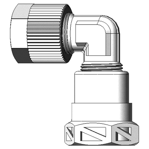 18028030 Vrouwelijke knie adapter koppelingen (G) Teesing Artikelgroep:  Serto Kniekoppelingen