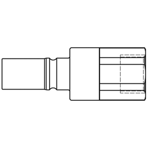 46811900 Nipple - Dry Break - Female Thread Double shut-off nipple with flatsealing or dry-break system for leak-free design. (KL series). On the coupling and plug, our leak-free coupling systems have valves that build up no dead-space volume. As such, when the connection is broken, no drops of the medium being channelled are able to escape. This variant is especially suitable for transporting aggressive media or in sensitive environments like in cleanrooms.