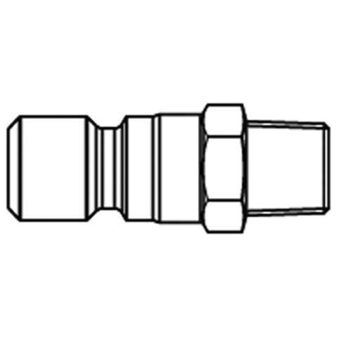 48900980 Nippel - Enkel Afsluitend - Binnendraad Enkel afsluitende ( single shut-off) snelkoppelingen werken zonder klep in de nippel. De doorstroming wordt gestagneerd zodra de verbinding wordt verbroken. (Rectus SF series)