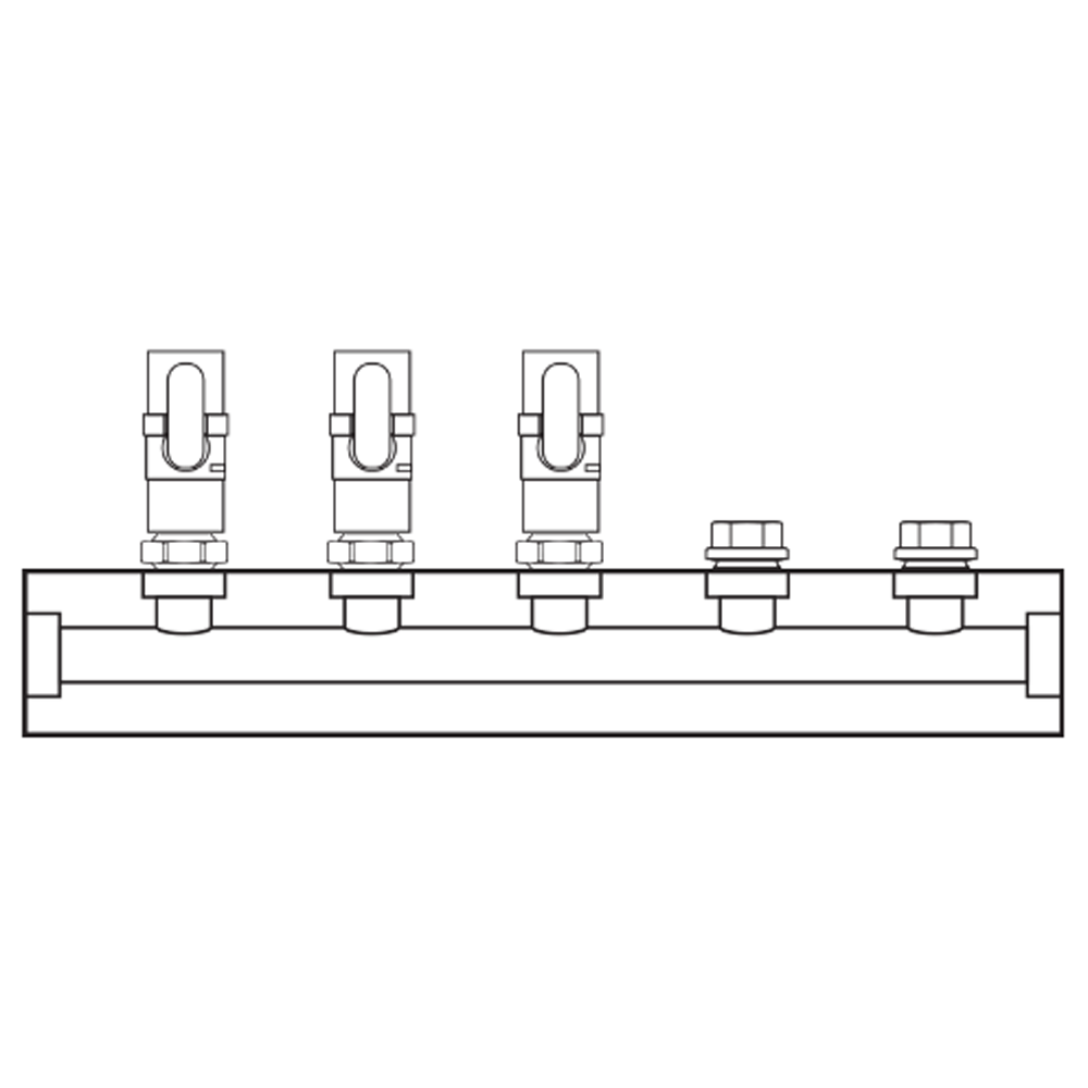 M1031000 Manifolds Brass