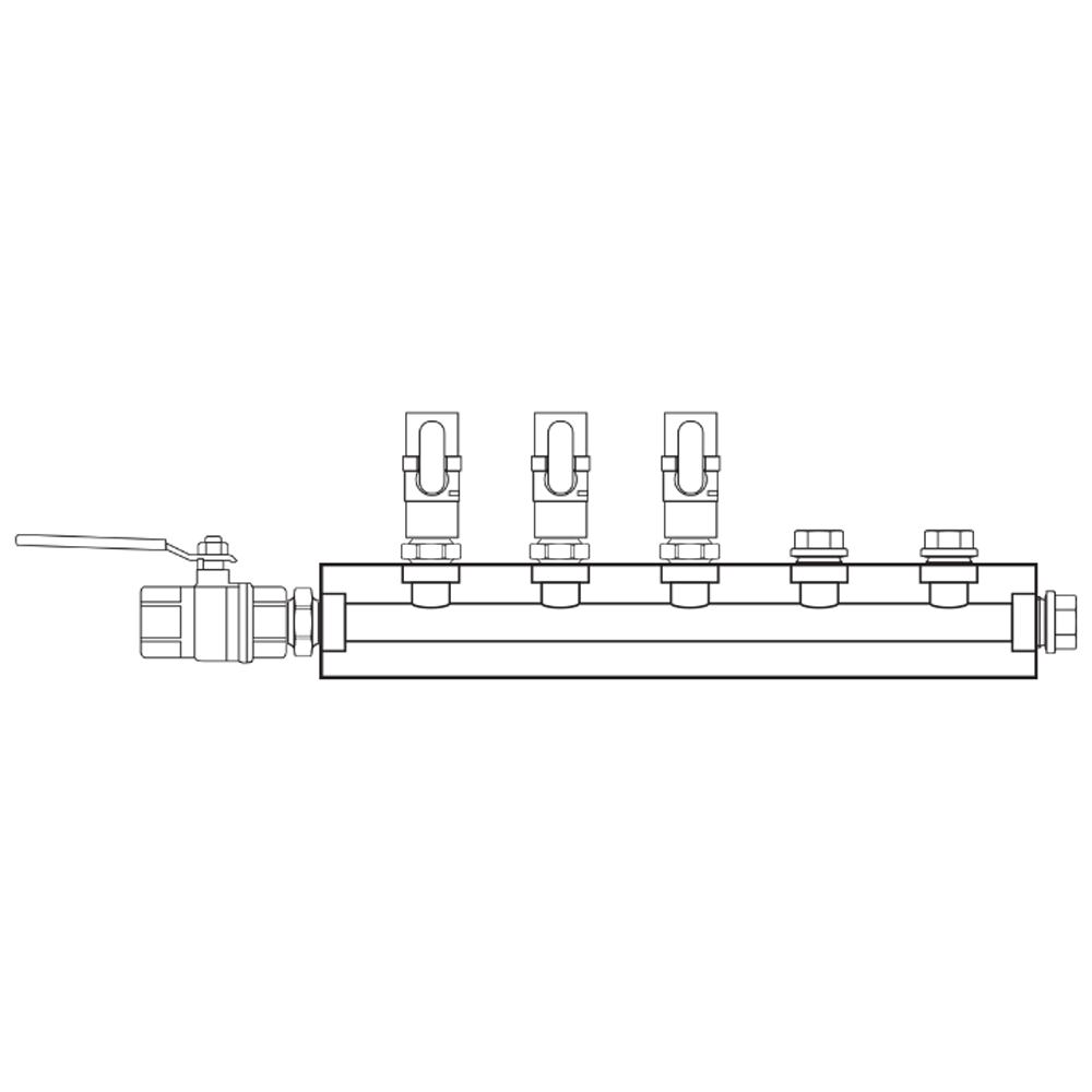 M1031011 Manifolds Brass