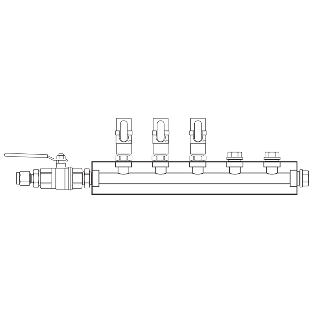 M1031021 Manifolds Brass