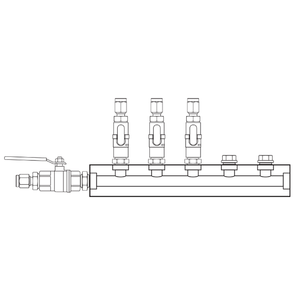 M1031120 Manifolds Brass