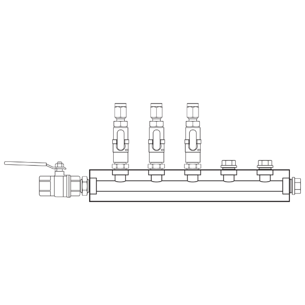 M1031311 Manifolds Brass