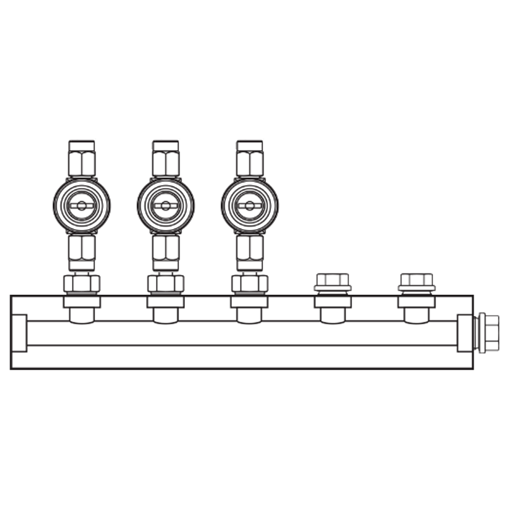 M1032001 Manifolds Brass