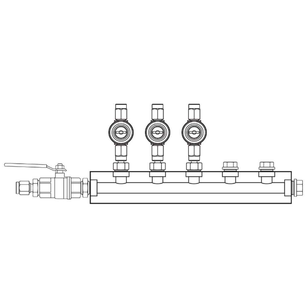 M1032021 Manifolds Brass