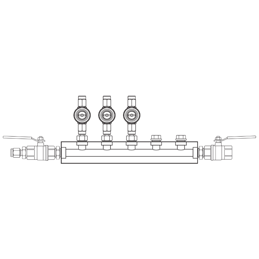 M1032052 Manifolds Brass