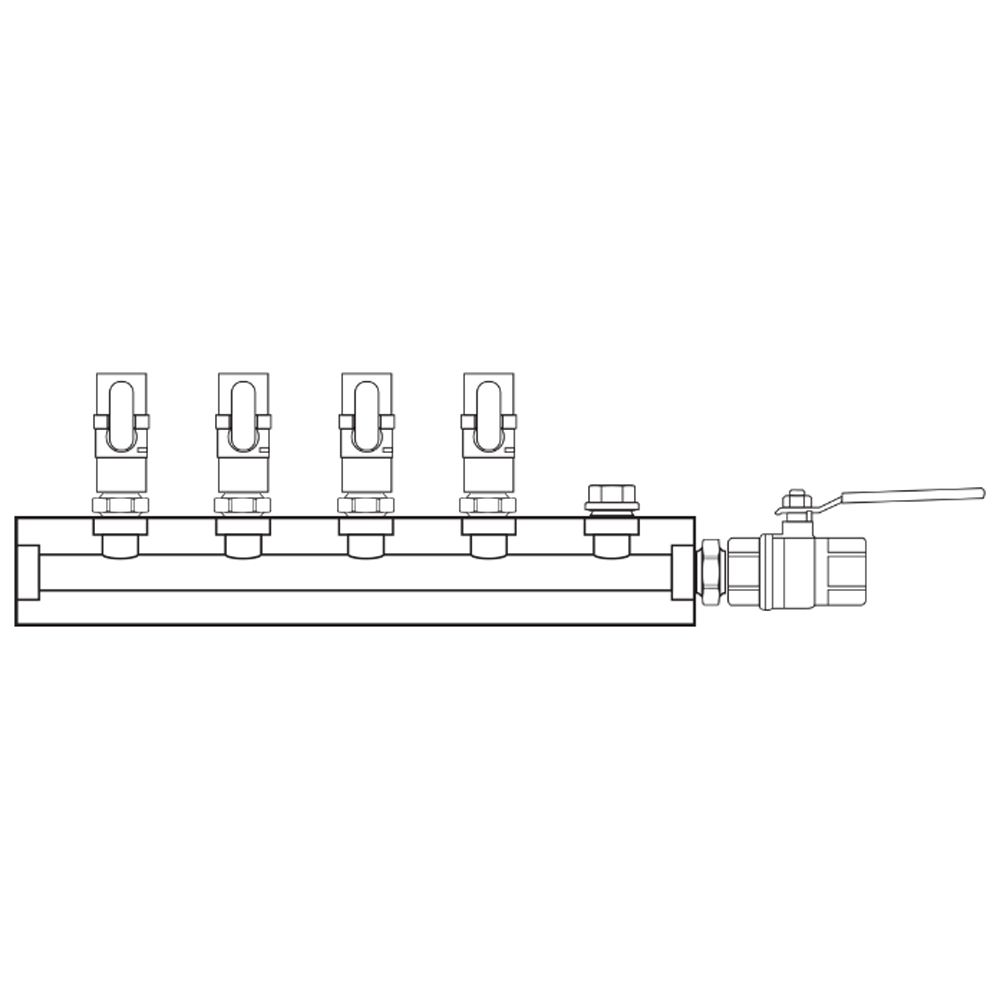 M1041002 Manifolds Brass