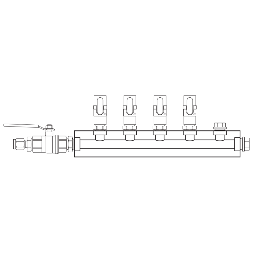 M1041041 Manifolds Brass