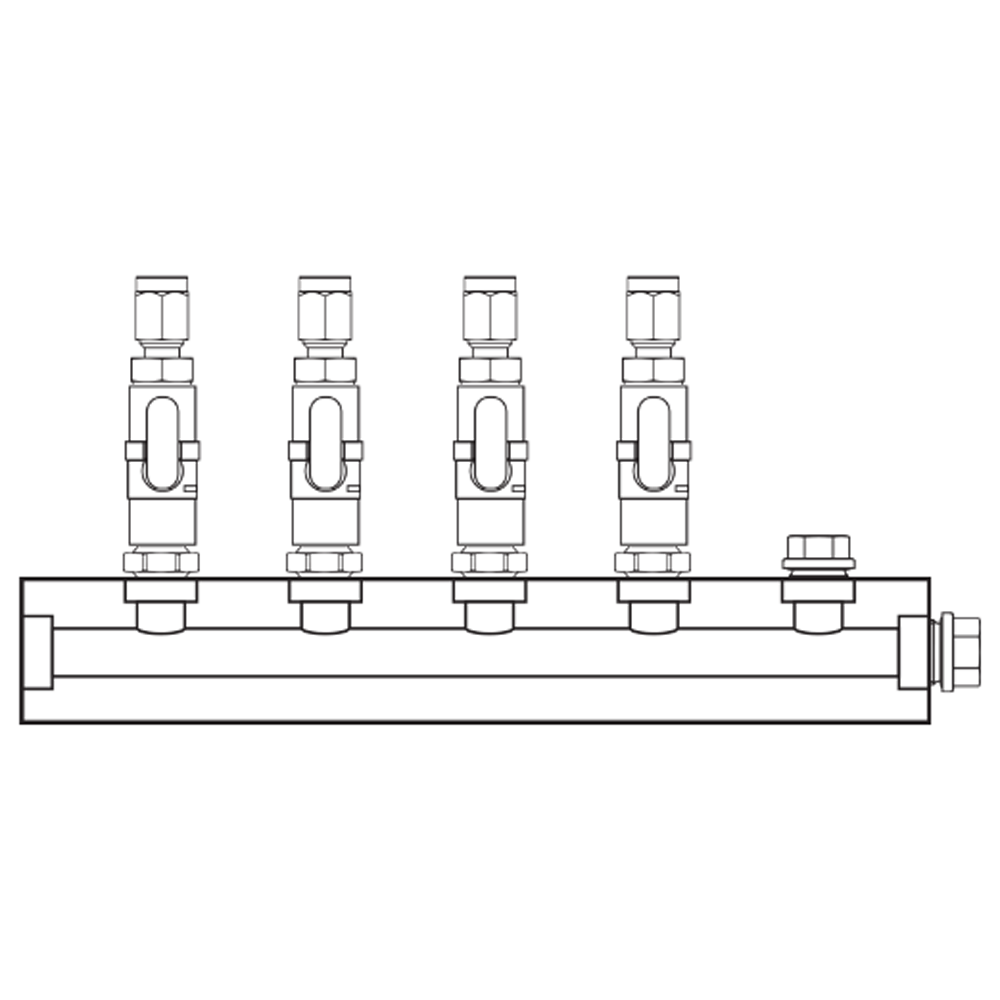 M1041201 Manifolds Brass