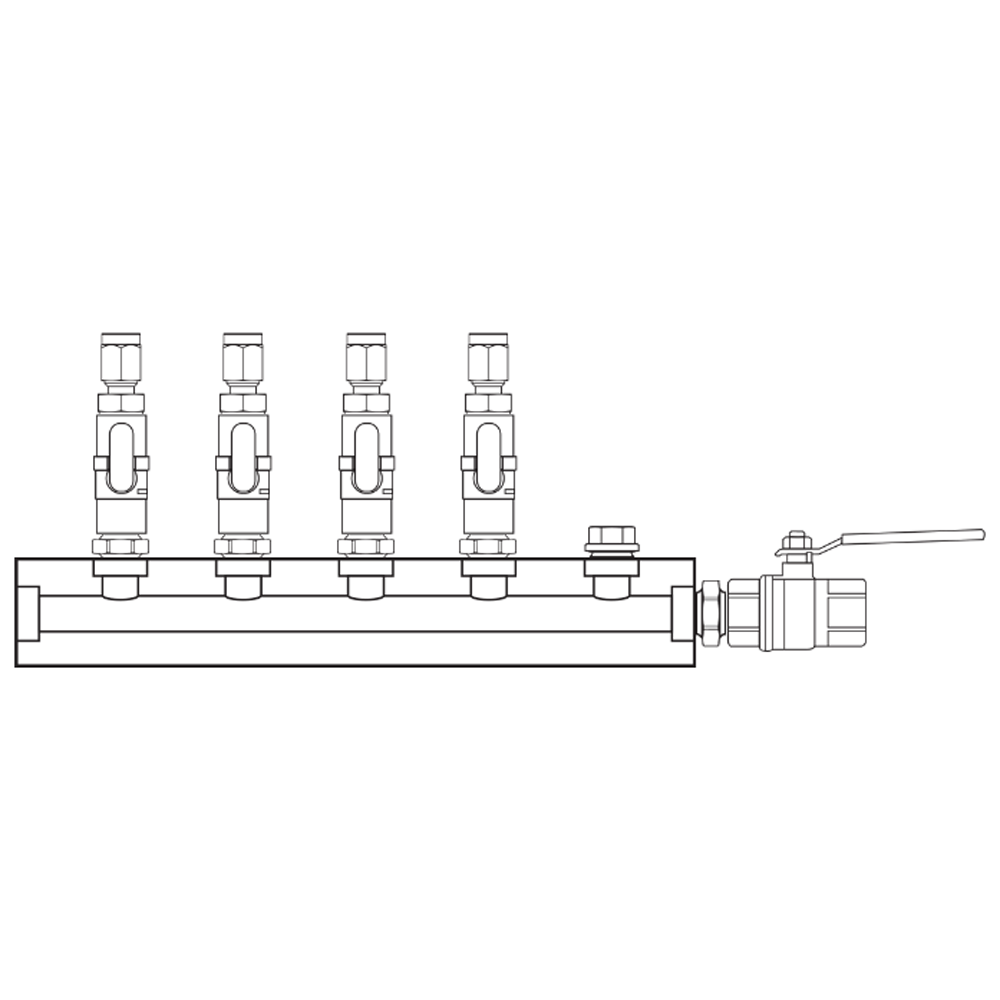 M1041202 Manifolds Brass