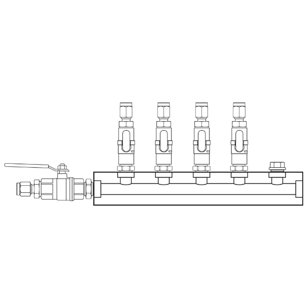 M1041240 Manifolds Brass