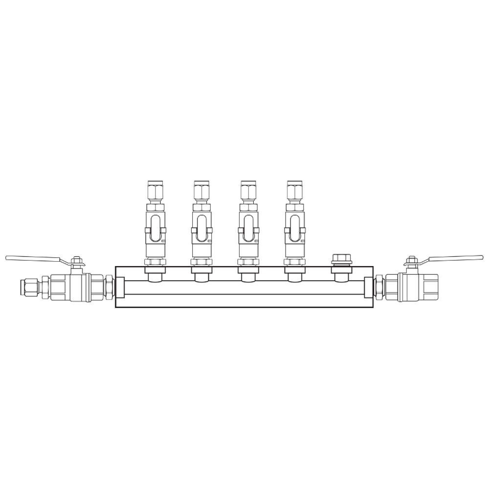 M1041352 Manifolds Brass