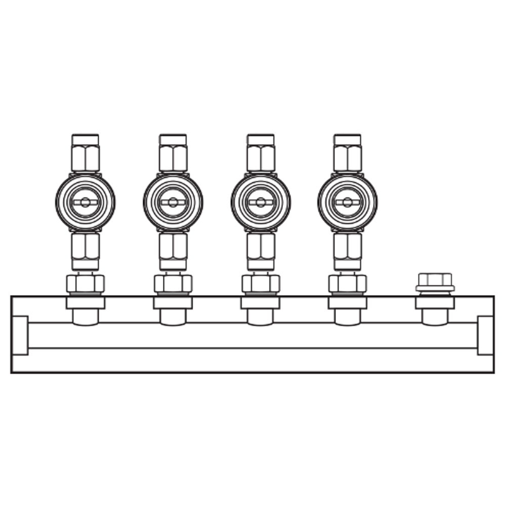 M1042000 Manifolds Brass