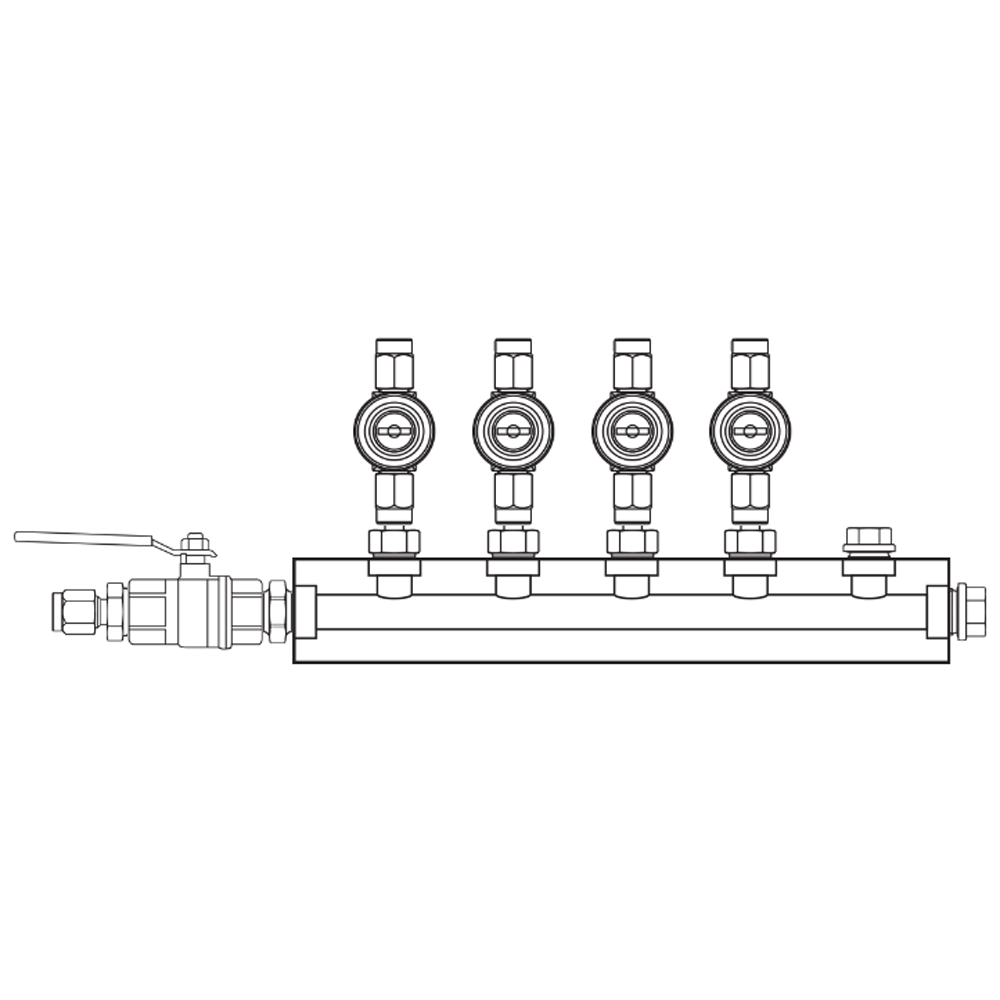 M1042041 Manifolds Brass