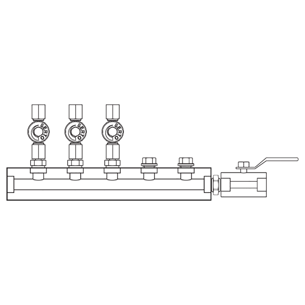 M2035002 Manifolds Stainless Steel Single Sided