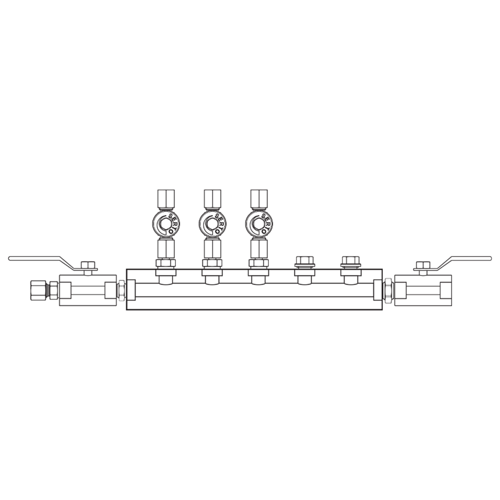 M2035022 Manifolds Stainless Steel Single Sided