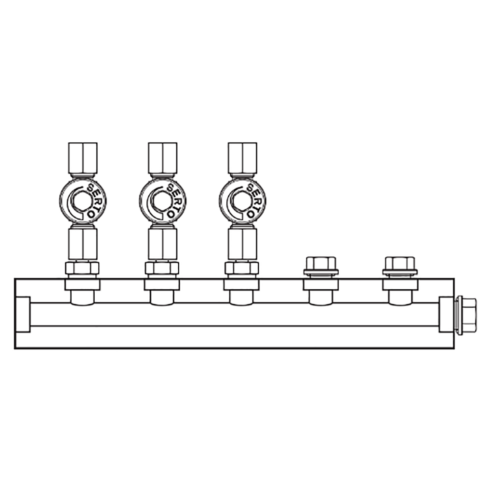 M2036001 Manifolds Stainless Steel Single Sided