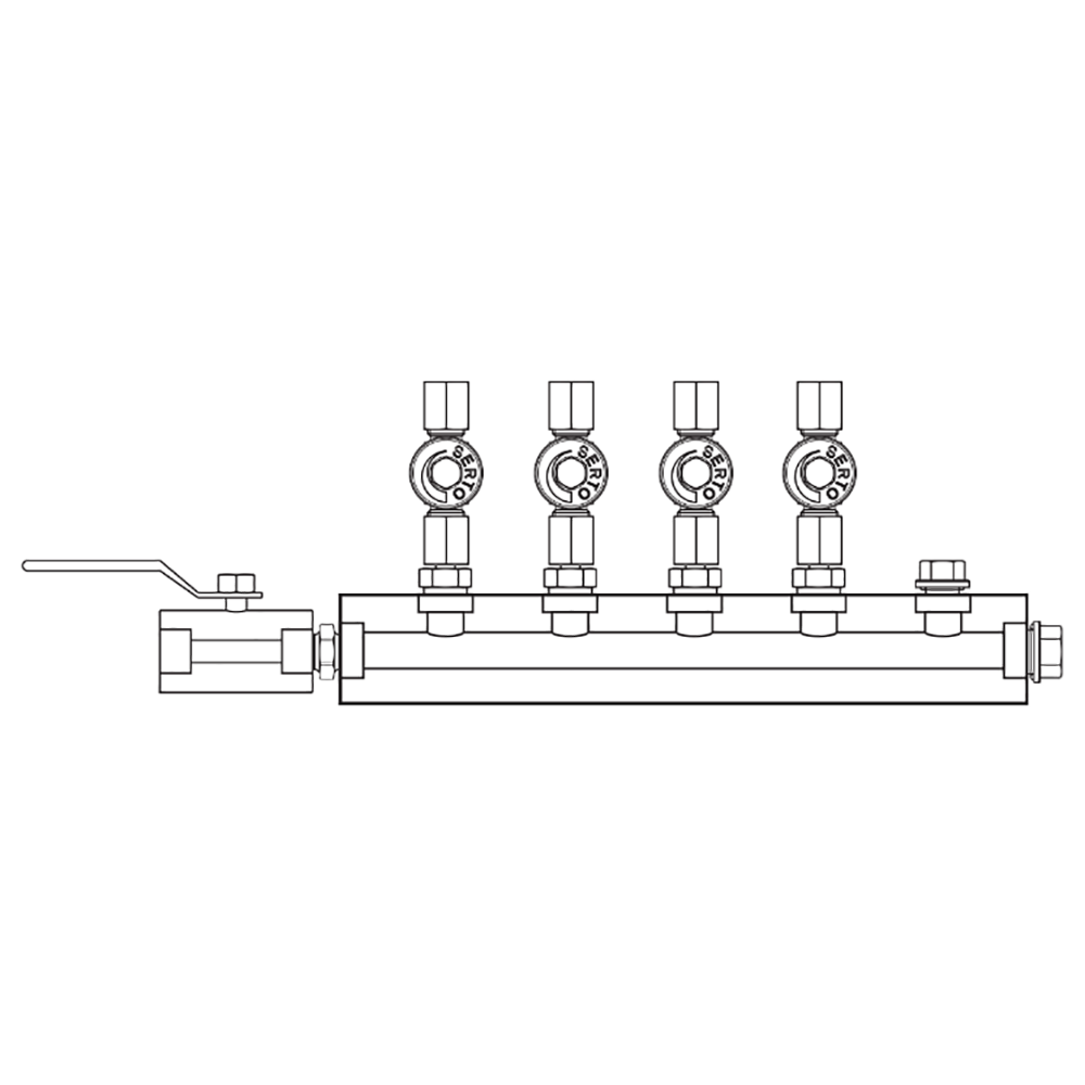 M2045011 Manifolds Stainless Steel Single Sided