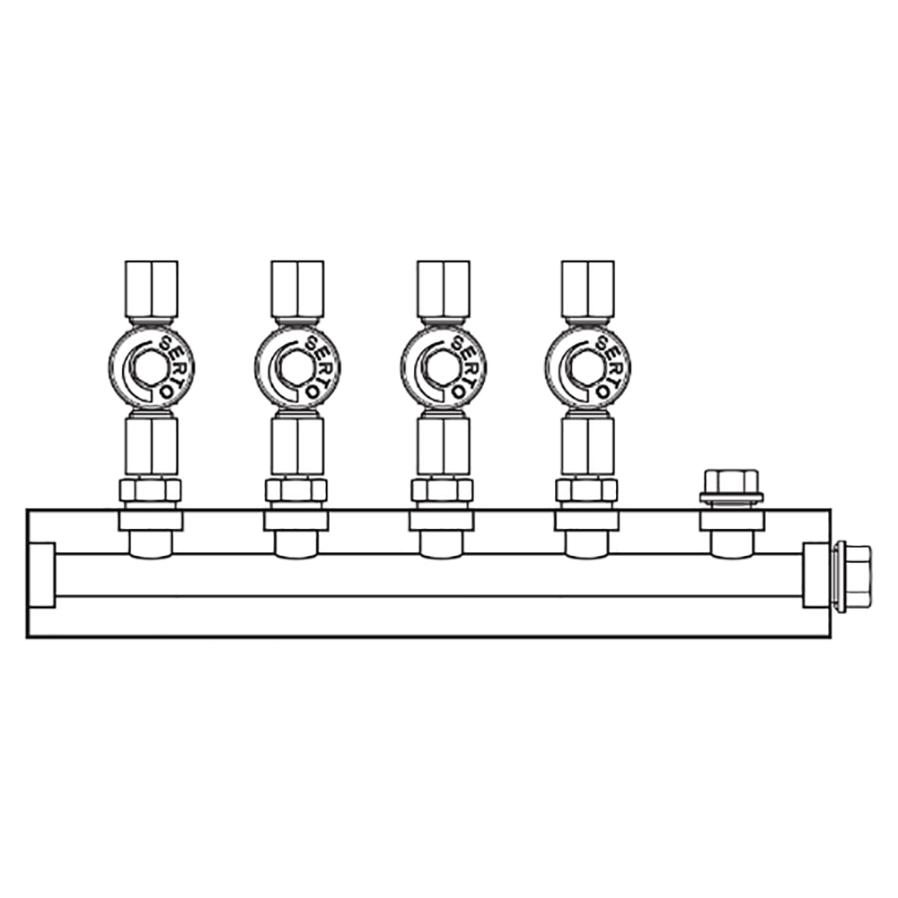 M2046001 Manifolds Stainless Steel Single Sided