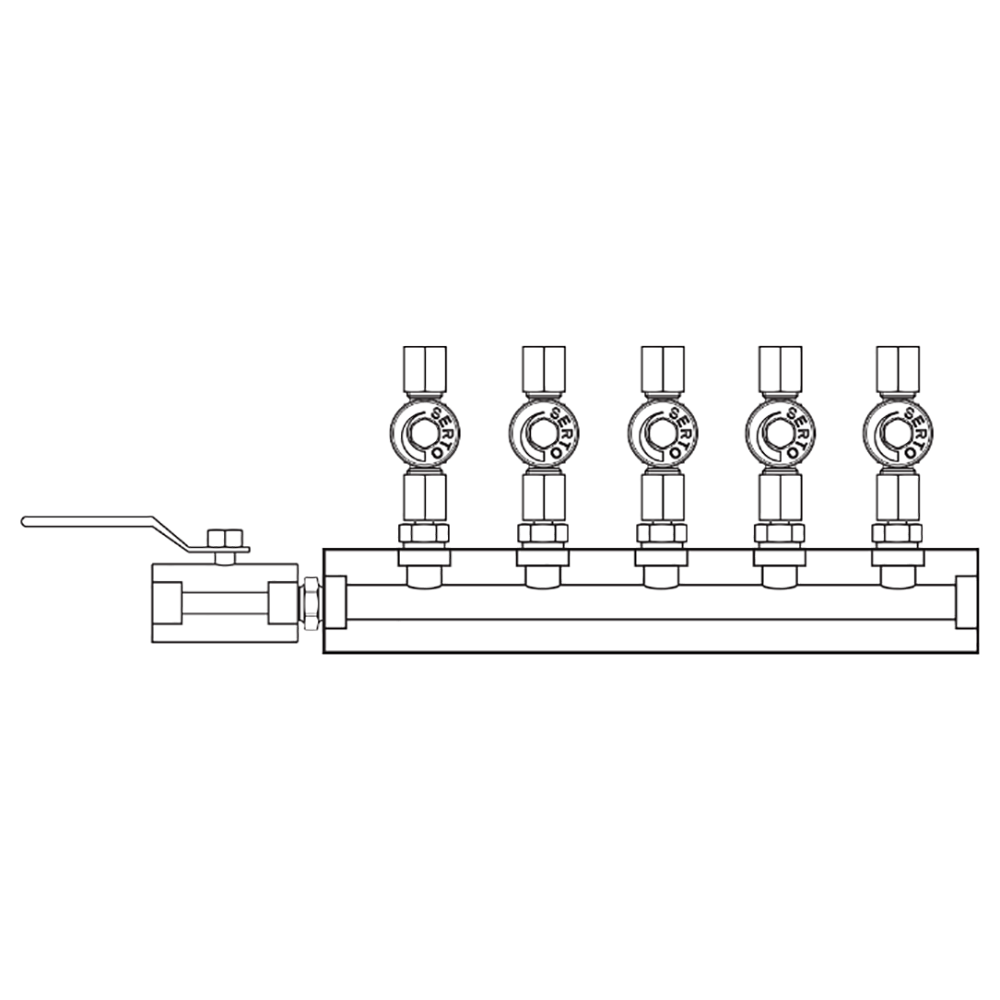 M2056010 Manifolds Stainless Steel Single Sided