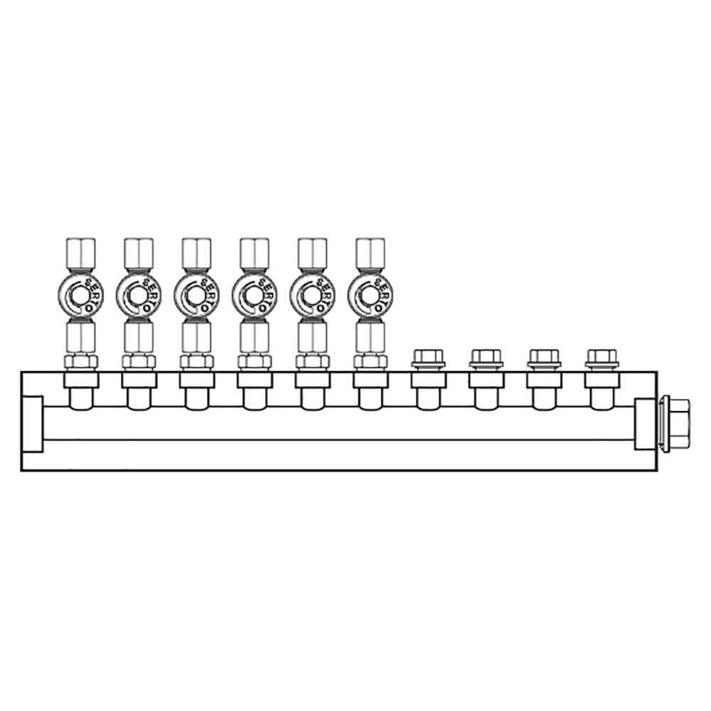 M2065001 Manifolds Stainless Steel Single Sided