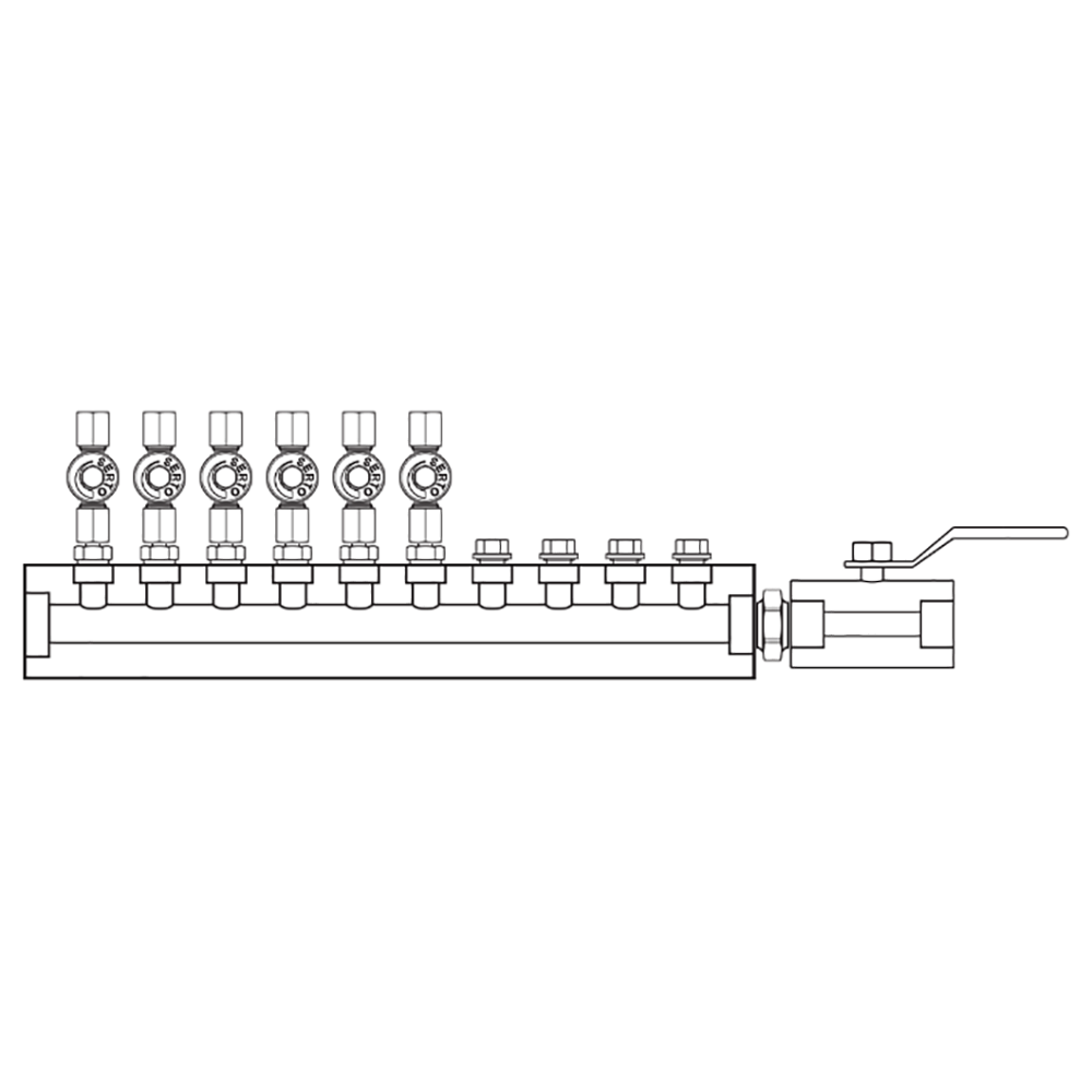 M2065002 Manifolds Stainless Steel Single Sided