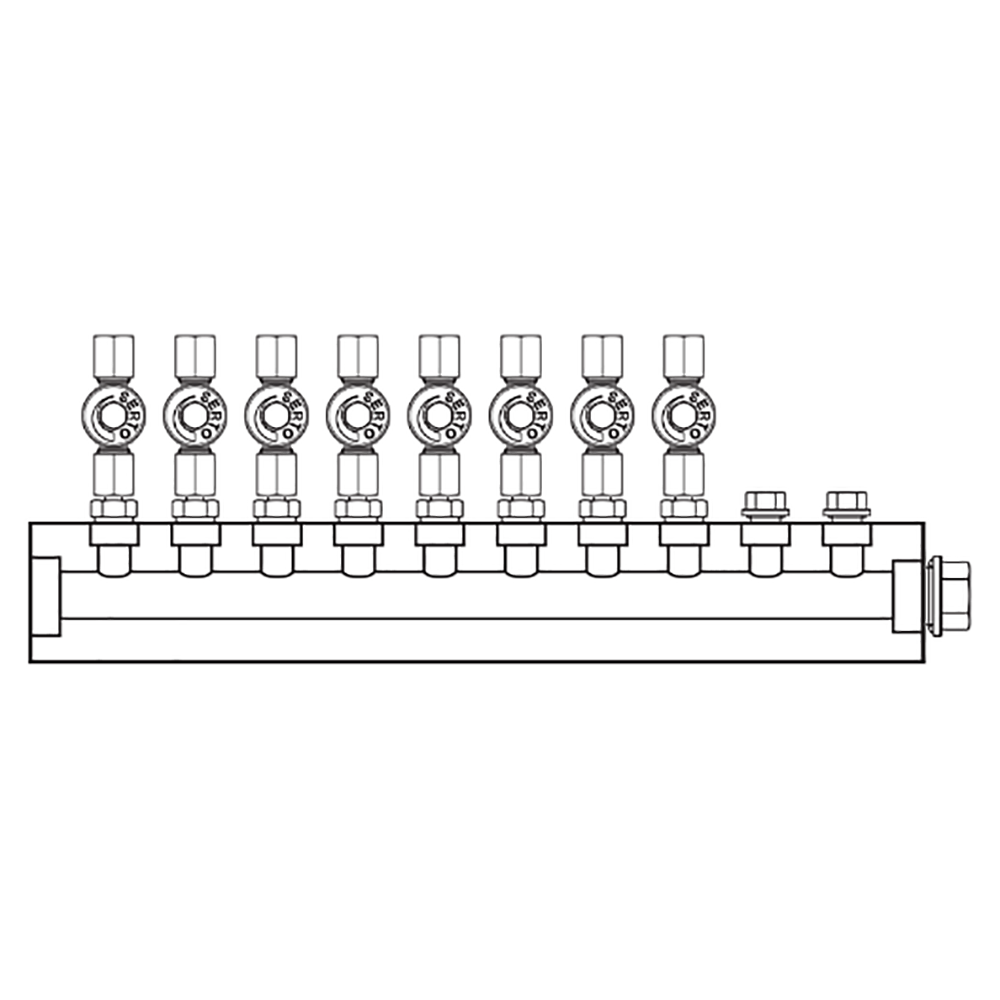 M2085001 Manifolds Stainless Steel Single Sided