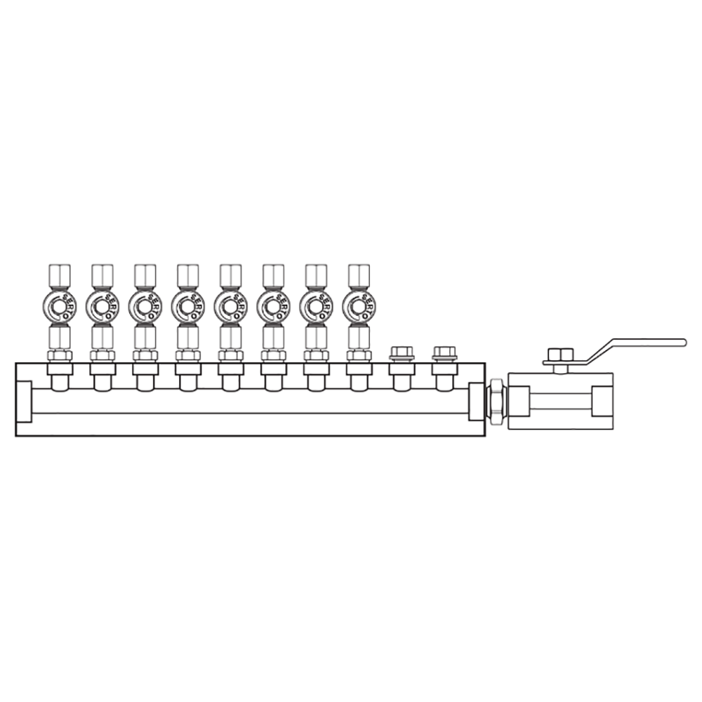 M2085002 Manifolds Stainless Steel Single Sided