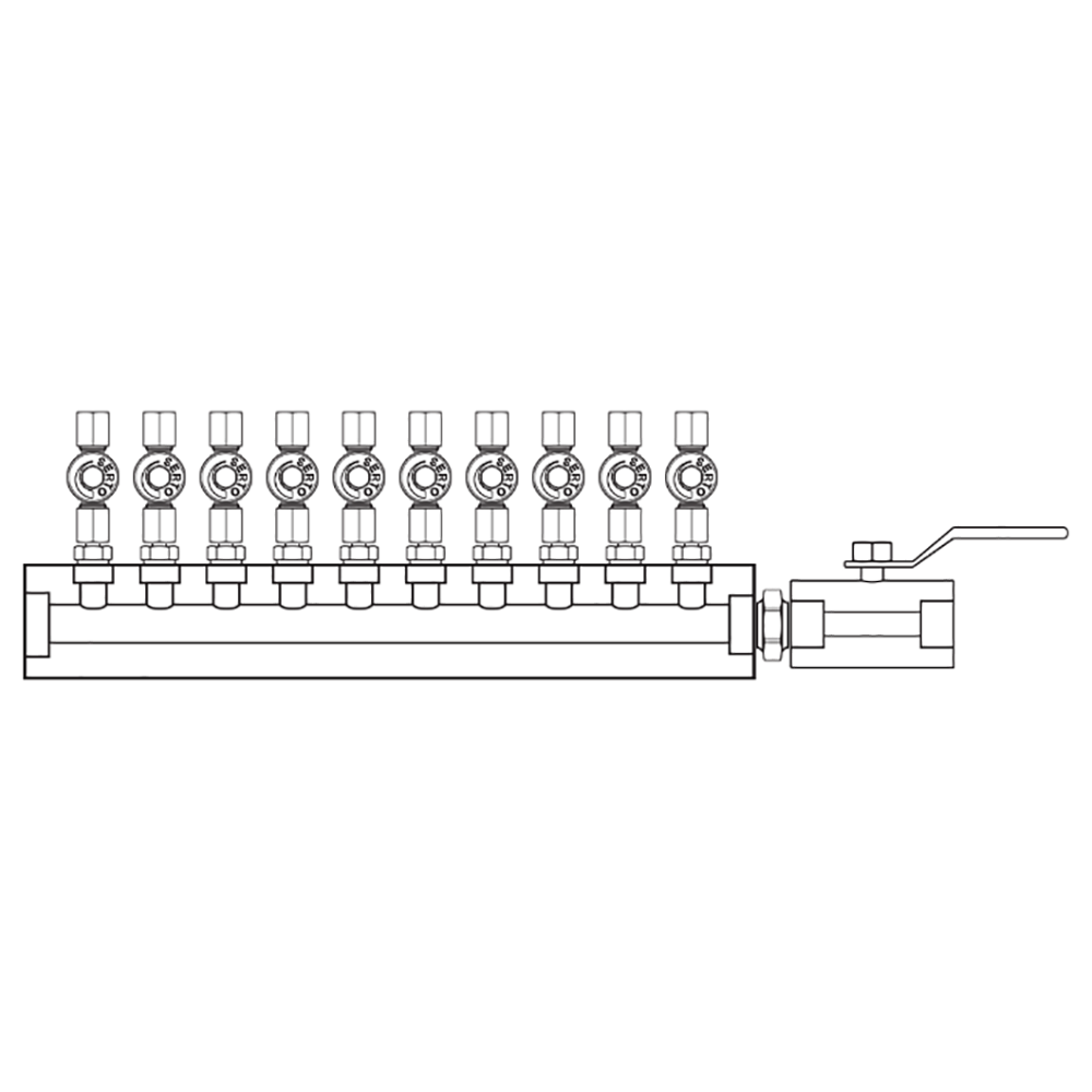 M2105002 Manifolds Stainless Steel Single Sided