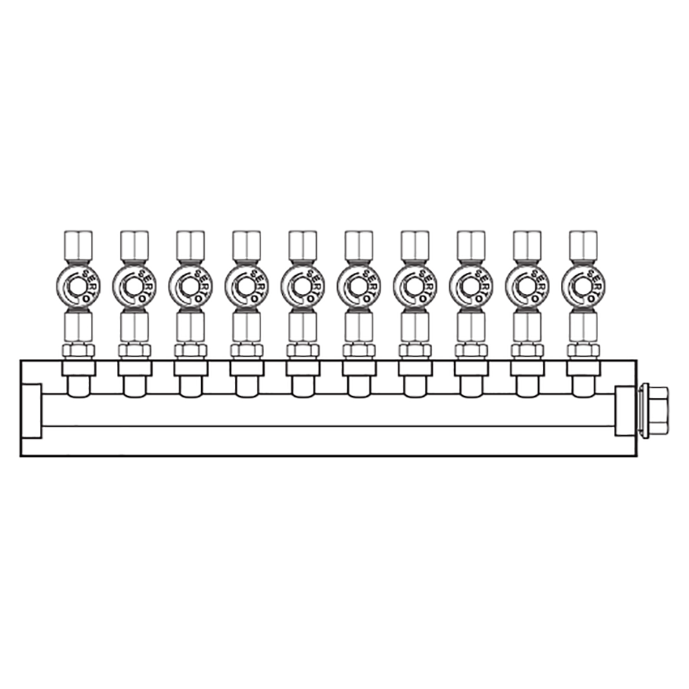 M2106001 Manifolds Stainless Steel Single Sided