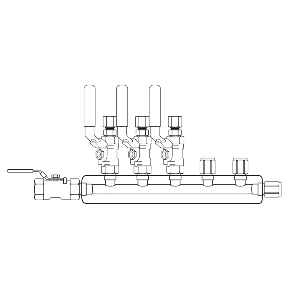 M3034211 Manifolds Stainless Steel Single Sided