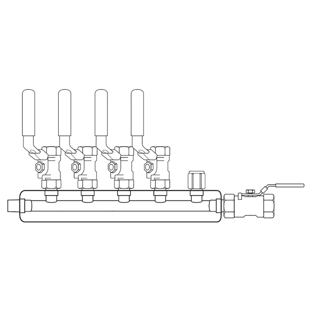 M3044002 Manifolds Stainless Steel Single Sided