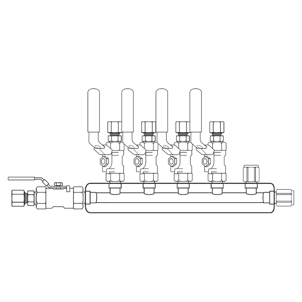 M3044131 Manifolds Stainless Steel Single Sided