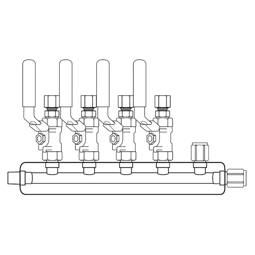 M3044201 Manifolds Stainless Steel Single Sided